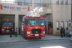 지난 15일 4년 만에 숙원을 이룬 인명구조용 고가사다리차 확보